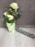 Blumentopf * bertopf * Vase * Deko * Dekotopf * Geschenk * Unikat - hellgrn mint Blumen