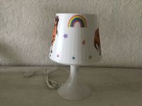 Tisch - oder Nachttischlampe - Pferde Regenbogen