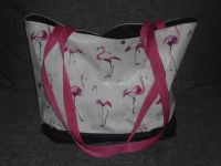 Saunatasche Badetasche Strandtasche Tasche Umhngetasche - rose-pink Flamingos