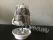 Teelichtofen Teelichtkamin  25 cm inkl 3 Teelichter - Katze mit Wolle