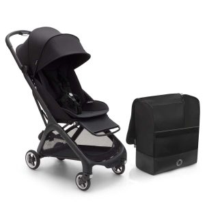 Bugaboo Butterfly komplett inkl. gratis Transporttasche mitternachtsschwarz