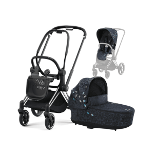 CYBEX Kombikinderwagen Fashion - Chrome Black - Jewels of Nature