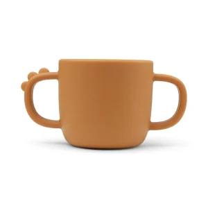 Done by Deer Peekaboo 2-handle cup Mustard