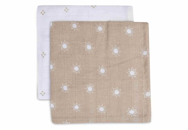Jollein Waschlappen - 2er Pack Biscuit