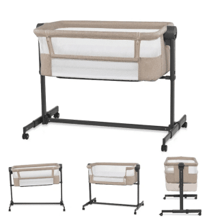 Kinderkraft 2in1 Beistellbett NESTE UP 2 beige