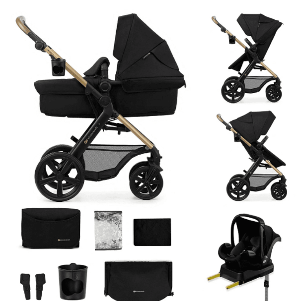 Kinderkraft 4in1 Kombikinderwagen MOOV 2 schwarz