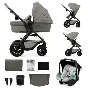 Kinderkraft Kinderwagen 3in1 Moov 2 Air hellgrau