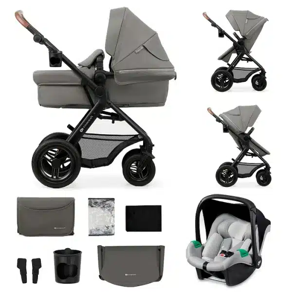 Kinderkraft Kinderwagen 3in1 Moov 2 Air hellgrau