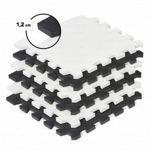 Kinderkraft Schaumstoffmatte - Puzzel 3D LUNO schwarz