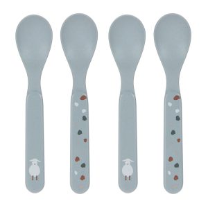 Lässig Kinderlöffel Tiny Farmer Sheep/Goose blue - Set (4 Stk)