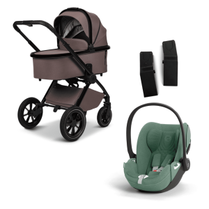 Moon GIO+ Kombikinderwagen Tonka Set 3in1 inkl. Cybex Cloud T plus Leaf Green i-Size Babyschale