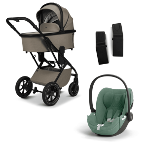 Moon PIU 2025 3in1 Set inkl. Cybex Cloud T Plus i-Size Mud/Leaf Green