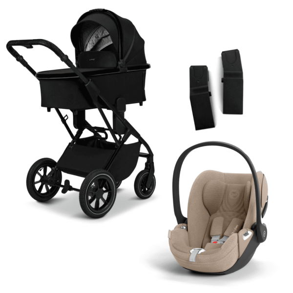 Moon PIU 2025 3in1 Set inkl. Cybex Cloud T Plus i-Size Onxy/Cozy Beige