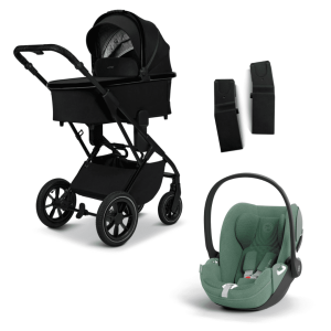Moon PIU 2025 3in1 Set inkl. Cybex Cloud T Plus i-Size Onxy/Leaf Green