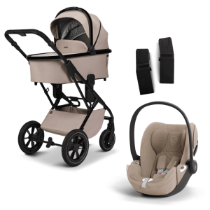 Moon PIU 2025 3in1 Set inkl. Cybex Cloud T Plus i-Size Sand/Cozy Beige