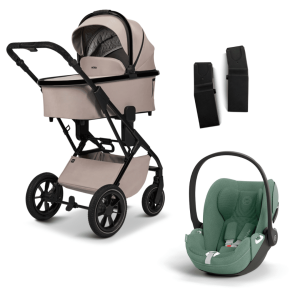 Moon PIU 2025 3in1 Set inkl. Cybex Cloud T Plus i-Size Sand/Leaf Green