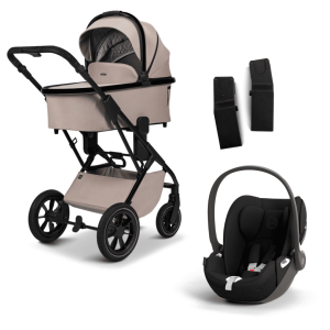 Moon PIU 2025 3in1 Set inkl. Cybex Cloud T Plus i-Size Sand/Sepia Black