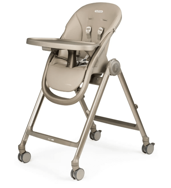 Peg Perego Hochstuhl und Wippe Living Space Sand