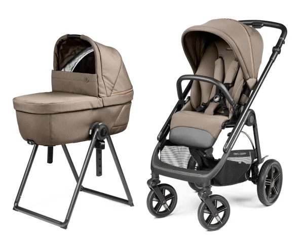 Peg Perego Veloce TC Kombikinderwagen Pine Bark inkl. Culla Belvedere Babywanne
