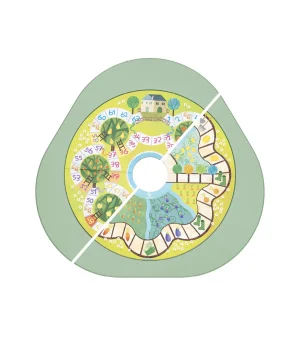 Stokke MuTable Spielscheibe V2 Fruit & Vegetables