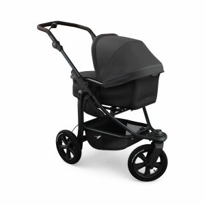 TFK Mono 3 Kombikinderwagen Luftrad Set - anthrazit mit roten Highlights