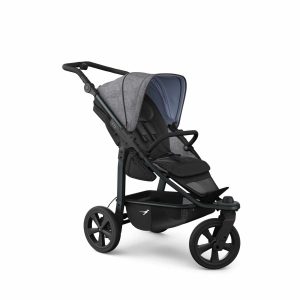 TFK Mono 3 Sportwagen Luftkammer Radset - Premium - Grau