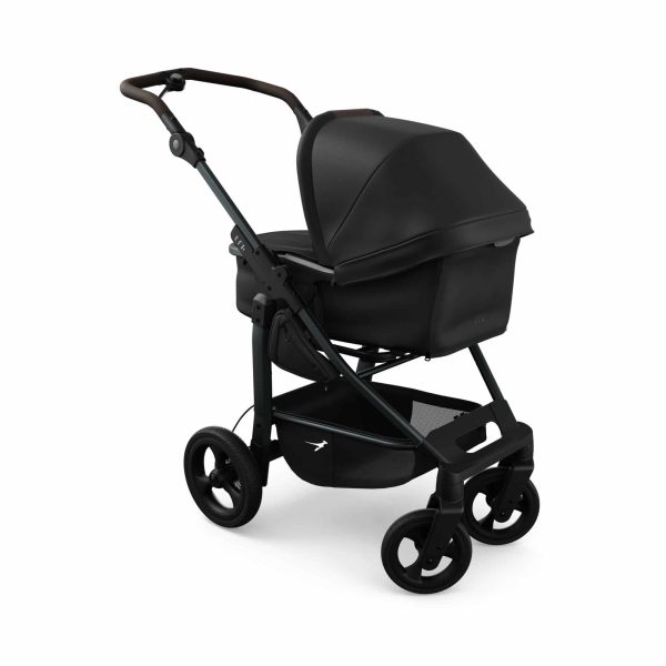 TFK Mono 4 Kombikinderwagen - Luftkammer Radset - Schwarz