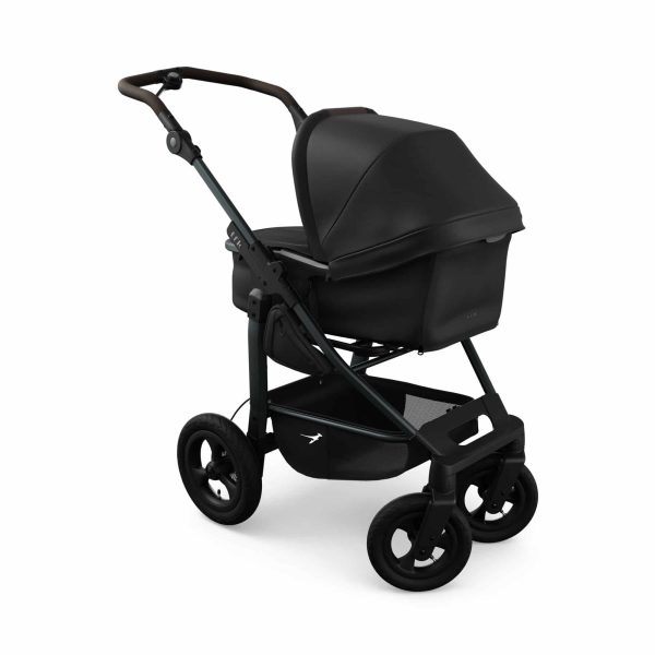 TFK Mono 4 Kombikinderwagen - Luftrad Set - Schwarz