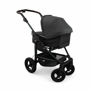 TFK Mono 4 Kombikinderwagen Luftrad Set - anthrazit mit roten Highlights
