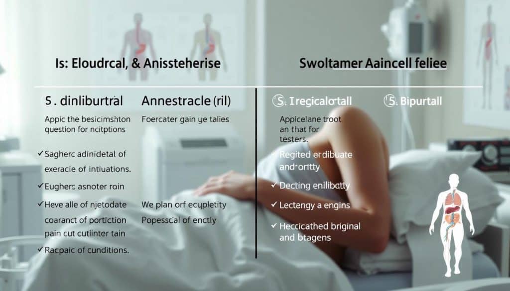 Vergleich der Geburtsanästhesie