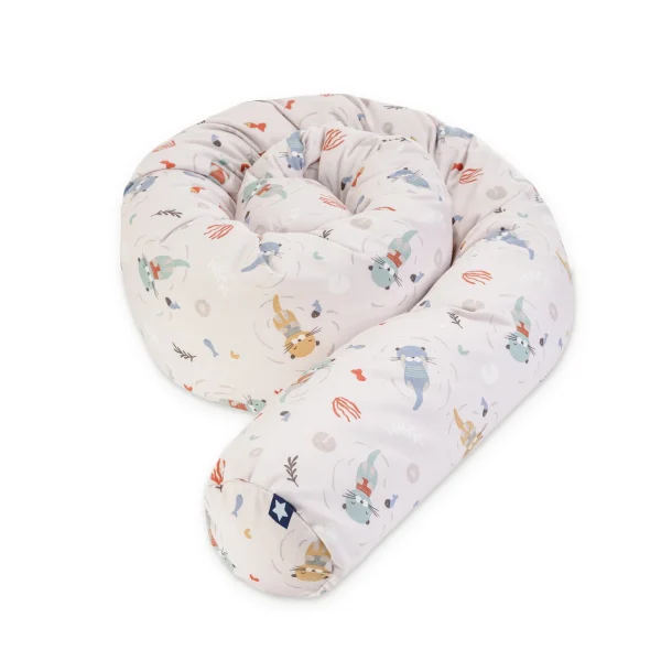 personalisierte Bettschlange Jersey Cotton 180cm mit Namen little Otti 1