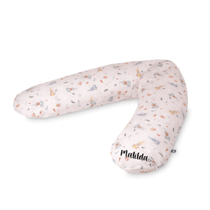personalisiertes Stillkissen Jersey Cotton mit Namen Little OttiSchrift 1
